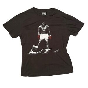 ALI Muhammad Ali Boxing Champion Black Graphic T Shirt Large‎